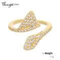 Thaya Plated Real Gold Distinctive Joint Nail Ring
