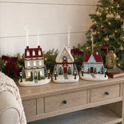 🏠 Christmas House Aroma Diffuser – Gentle Mist & Glowing Windows