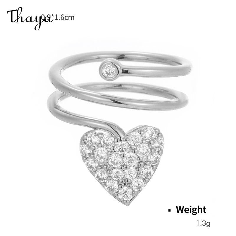 Thaya Plated Real Gold Distinctive Joint Nail Ring
