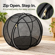 45 cm Panoramic Mesh Cat Enclosure