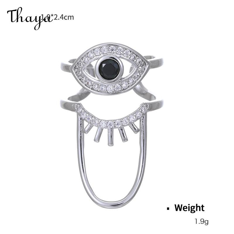 Thaya Fashionable Artistic Statement Nail Rings