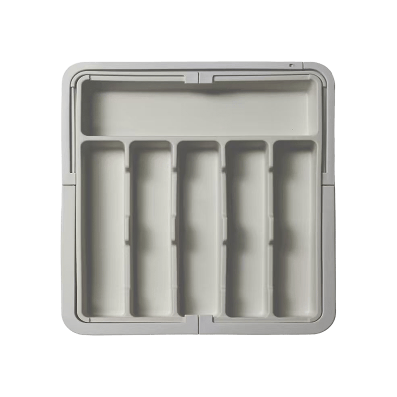 Expandable Adjustable Kitchen Utensil Organizer Tray