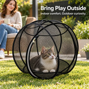 45 cm Panoramic Mesh Cat Enclosure