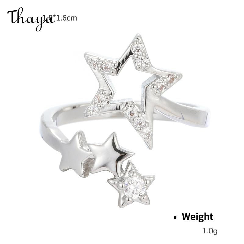 Thaya Plated Real Gold Distinctive Joint Nail Ring