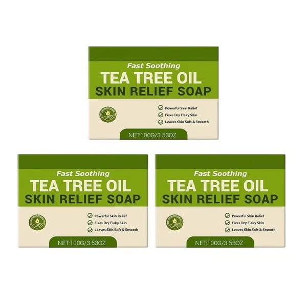 ✨Tea Tree Oil Soothing Cleansing Soap