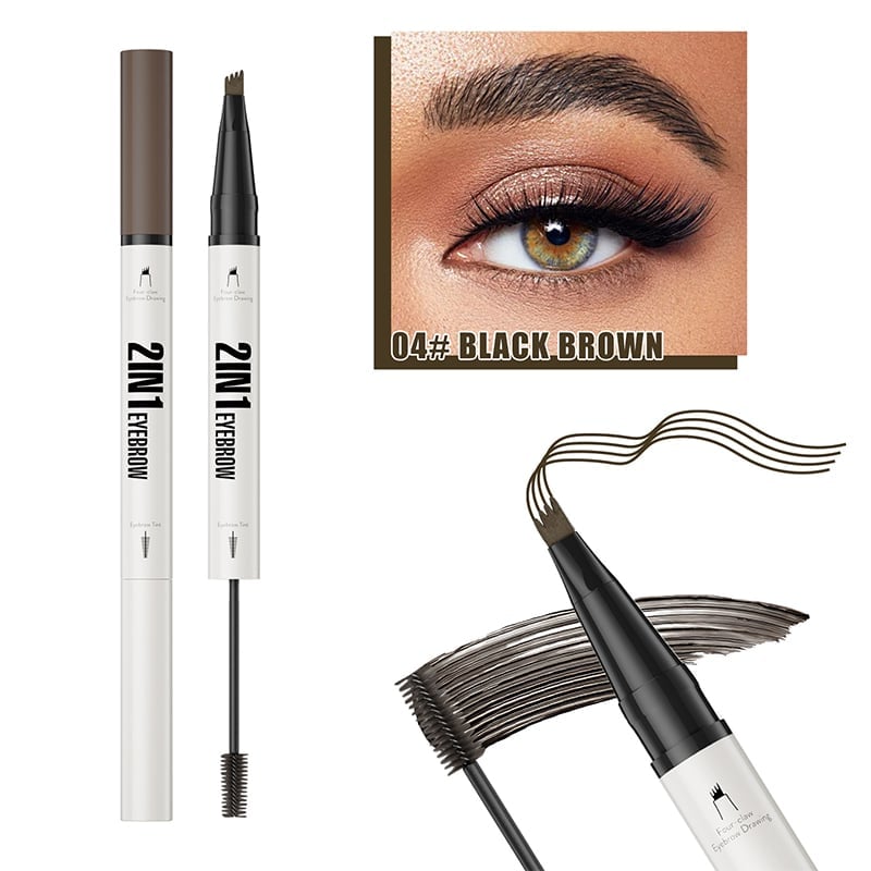 2-in-1 Waterproof Micro Brow Pen
