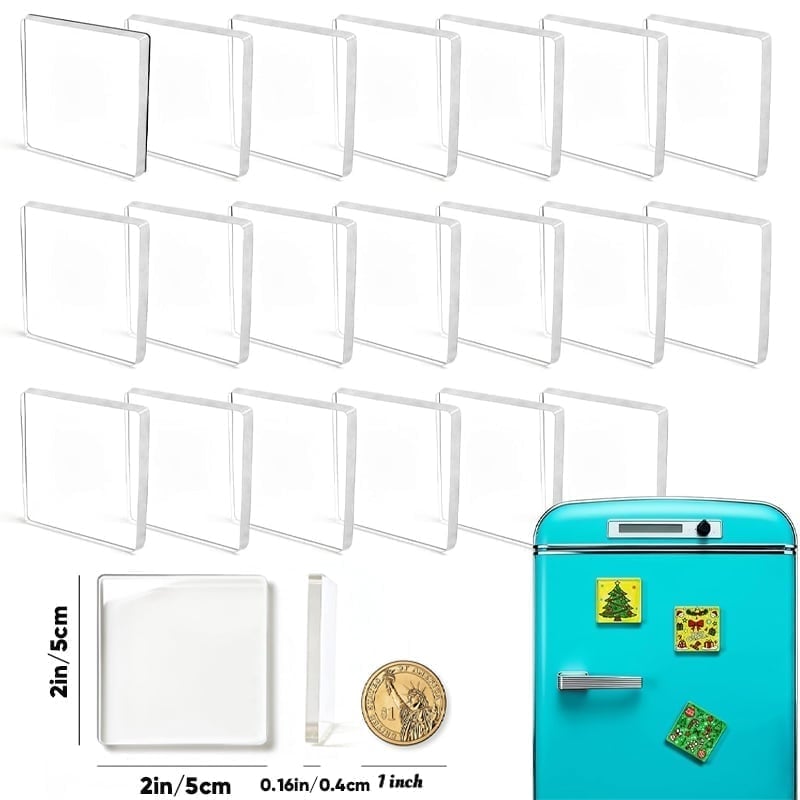 Acrylic DIY Fridge Magnets