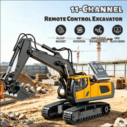 🚜 4-in-1 RC Construction Vehicle Fleet - Remote Control Excavator Dump Truck Toy Set 🏗️