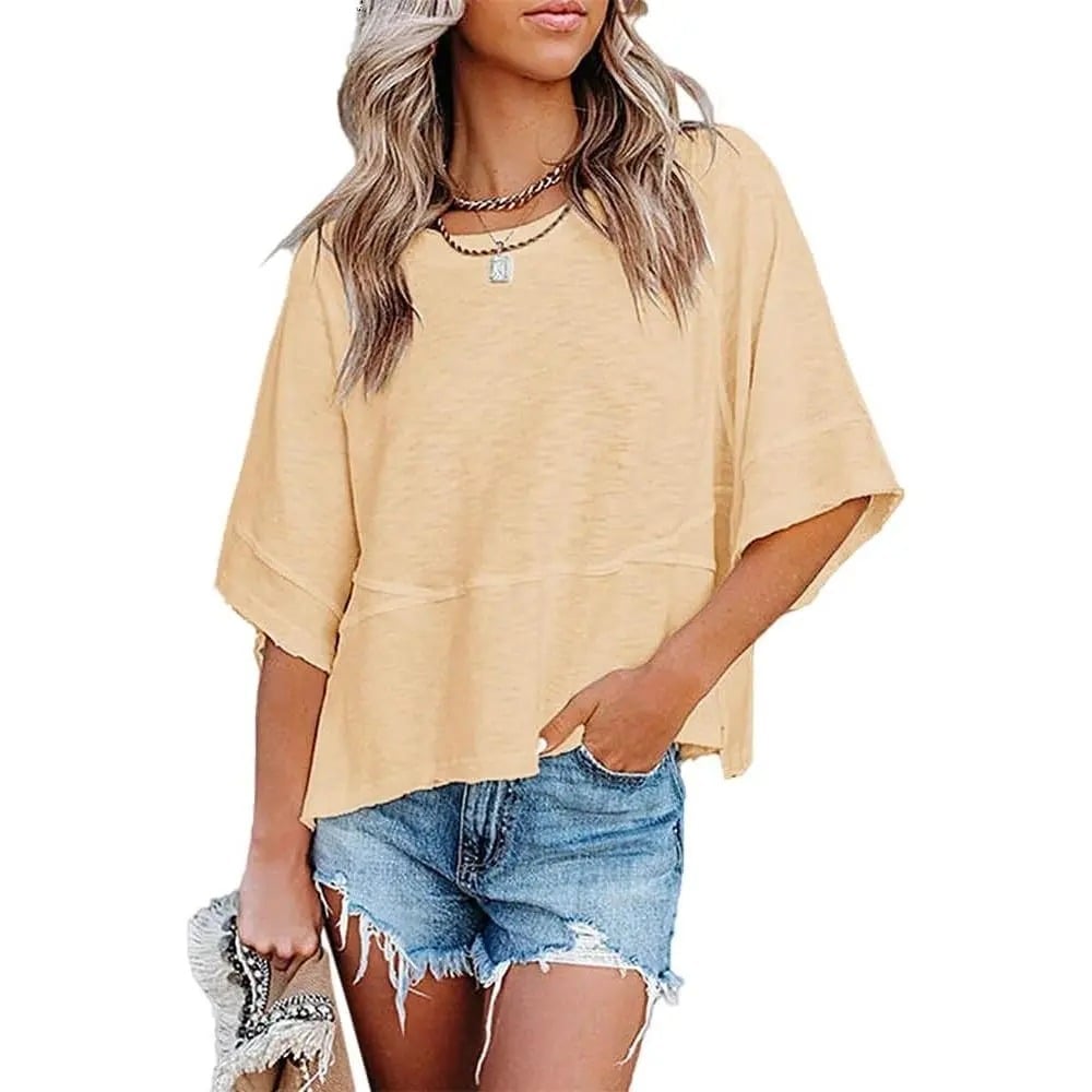 🏆Hot Sale⚡Breezy Comfort Batwing Top