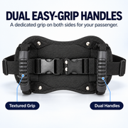 Motorcycle Passenger Grab Belt with Dual Handles – Adjustable Riding Support Belt