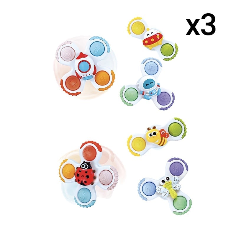 Cartoon Suction Cup Spinner Toy