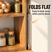 2-in-1 Foldable Kitchen Bag Holder & Cup Drying Stand