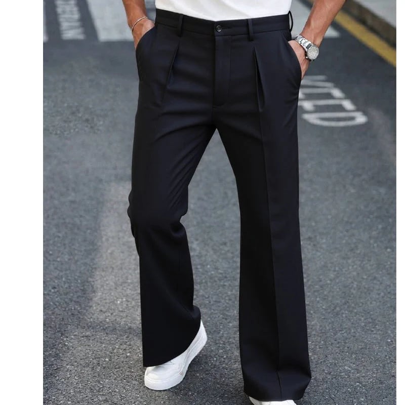 ⏳Limited-time⏰Men's Soft Draped Straight Leg Trousers👖