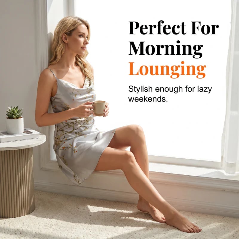 Women's Sleeveless Sleep Slip Dress
