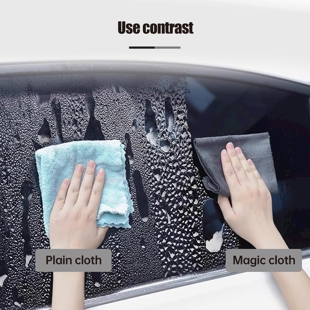 🔥10 Counts Magic Cleaning Cloth, Reuseable Thickened Streak Free Magic Cleaning Wipes