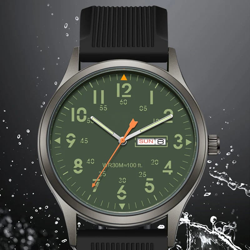 ⏳Time-Limited Special⏰Men's Quartz Watch with Luminous Display – Dual Glow, 30M Water Resistant, Date Window 🕶️