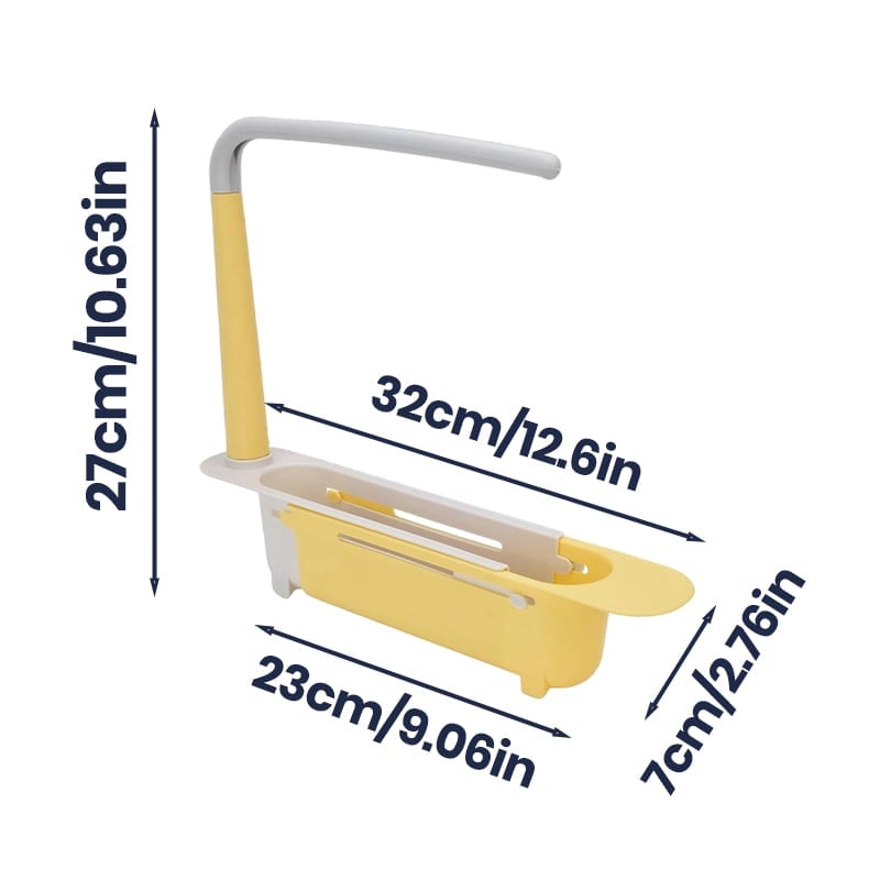 🤍Updated Telescopic Sink Storage Rack