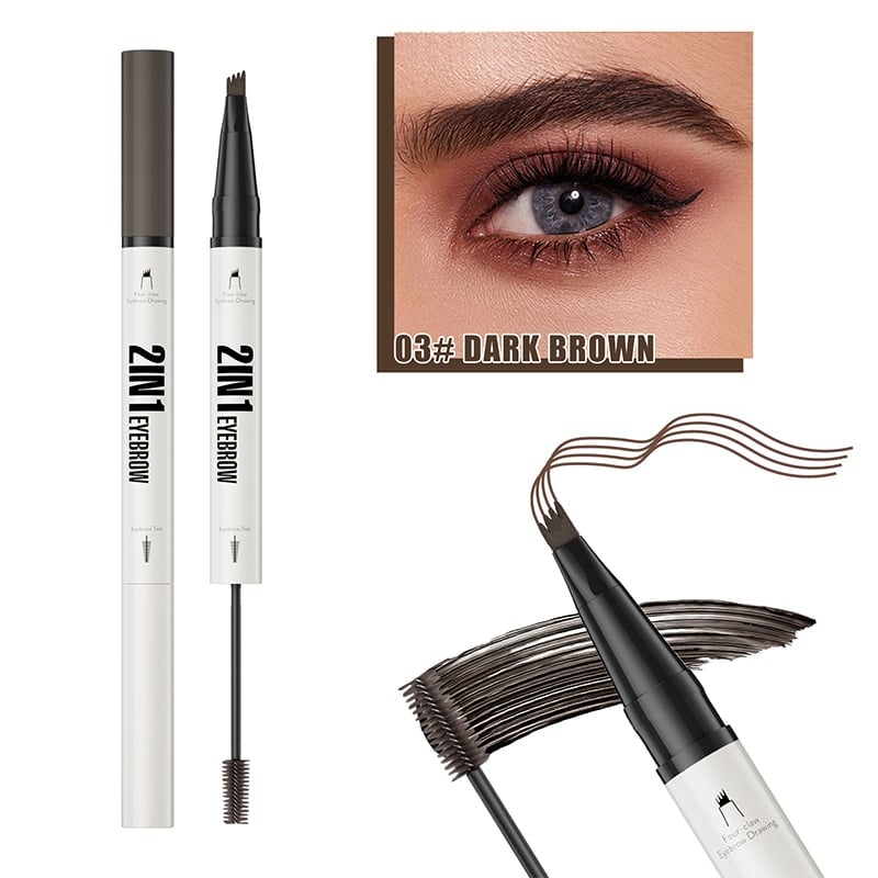 2-in-1 Waterproof Micro Brow Pen