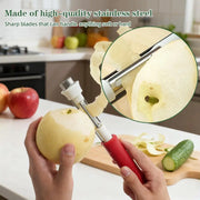 2 in 1 Apple Corer and Peeler. Apple Core Removal Tool. Stainless Steel Fruit Corer🍎