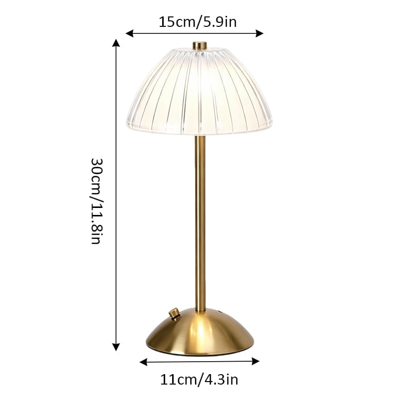 Modern crystal touch table lamp