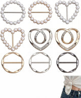 ✨ 9-Piece Shirt & Scarf Clip Set – Effortless Everyday Style