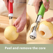 2 in 1 Apple Corer and Peeler. Apple Core Removal Tool. Stainless Steel Fruit Corer🍎