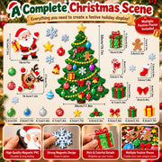 ⏳ Last Day 49% OFF – 🎄DIY Magnetic Christmas Fridge Decor | Reusable Tree & Holiday Magnets for Family Fun 🧲