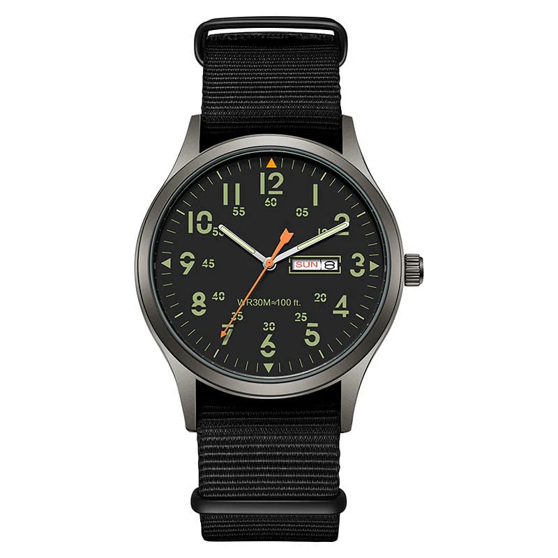 ⏳Time-Limited Special⏰Men's Quartz Watch with Luminous Display – Dual Glow, 30M Water Resistant, Date Window 🕶️