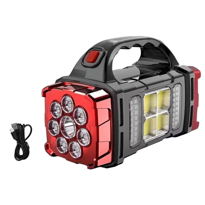 Solar Rechargeable Flashlight Work Light