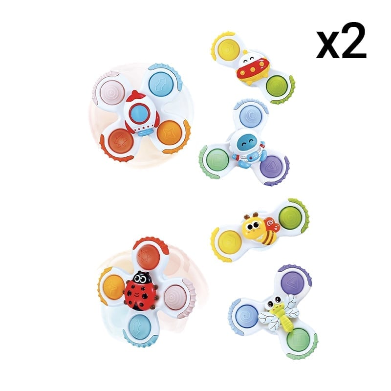 Cartoon Suction Cup Spinner Toy