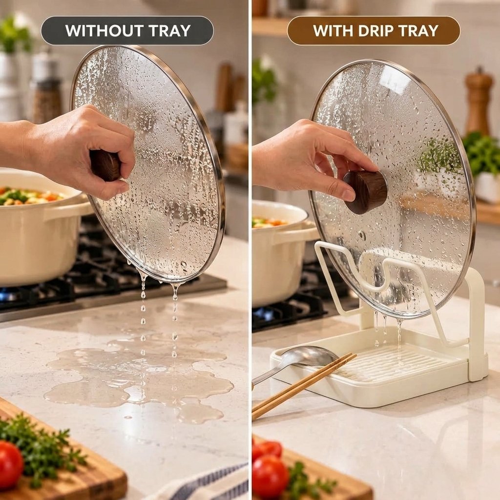 🔥🔥Kitchen Pot Lid Storage Rack