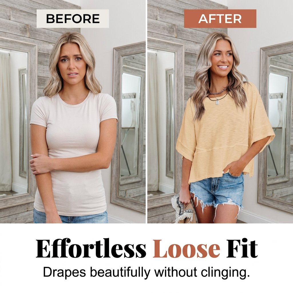 🏆Hot Sale⚡Breezy Comfort Batwing Top