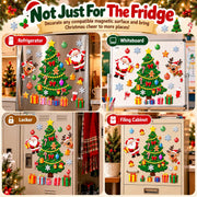 ⏳ Last Day 49% OFF – 🎄DIY Magnetic Christmas Fridge Decor | Reusable Tree & Holiday Magnets for Family Fun 🧲