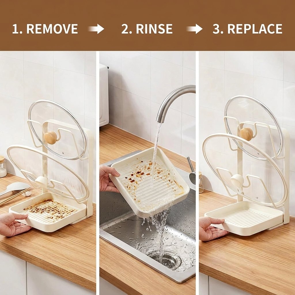 🔥🔥Kitchen Pot Lid Storage Rack
