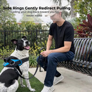 ❤️No-Pull Dog Harness – 3-Point Leash Control. Reflective & Adjustable