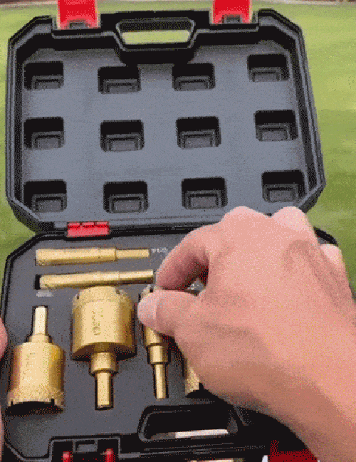 12-Piece Dry Tile Hole Saw Set