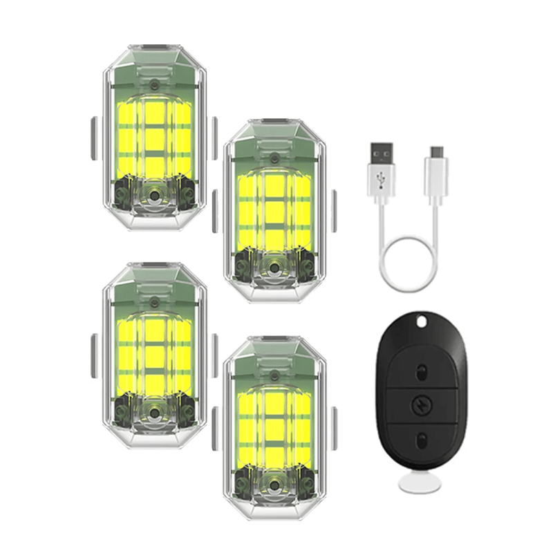 Multi-Color Wireless Rechargeable LED Strobe Lights
