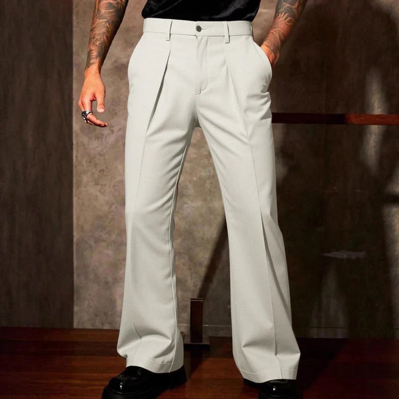 ⏳Limited-time⏰Men's Soft Draped Straight Leg Trousers👖