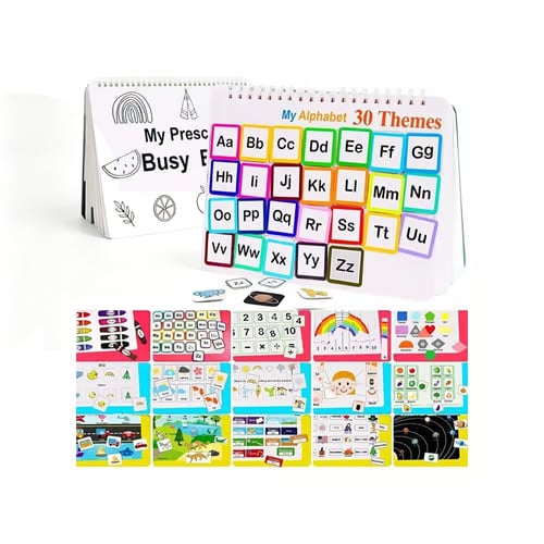 Busy Book Preschool Learning Activities for Toddlers