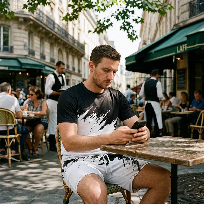 👕 LIMITED-TIME 49% OFF! 💥 Men's Summer Dynamic Print Casual Set – 3D Brushstroke, Soft Fabric, Ergonomic Fit ✨