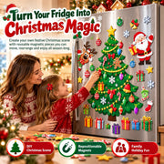 ⏳ Last Day 49% OFF – 🎄DIY Magnetic Christmas Fridge Decor | Reusable Tree & Holiday Magnets for Family Fun 🧲
