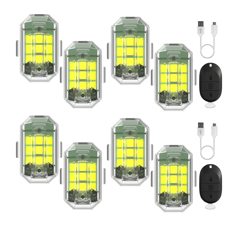 Multi-Color Wireless Rechargeable LED Strobe Lights