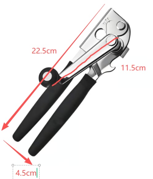 360° Rotating Stainless Steel Multi-Use Can Opener