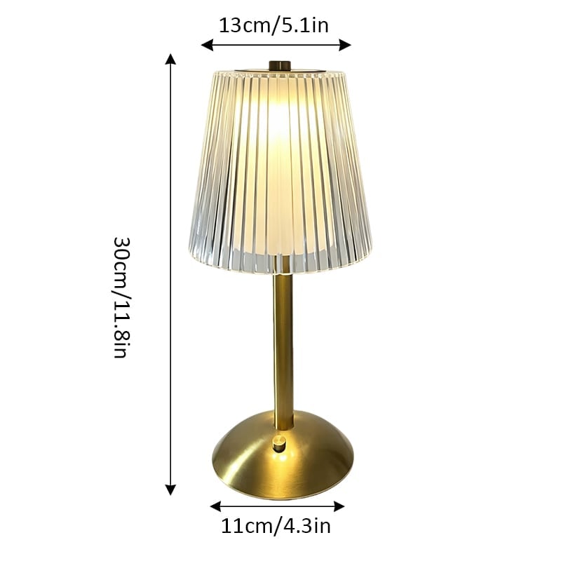 Modern crystal touch table lamp