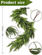 ✨Natural Christmas Greenery - Norfolk Pine Garland🌲